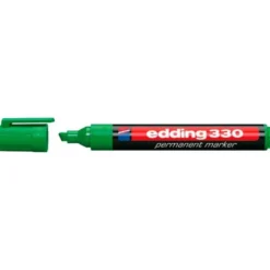 Rotulador Permanente Edding 330 Verde Punta Biselada