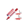 Rotulador Permanente Edding Nº1 Color Rojo Punta biselada
