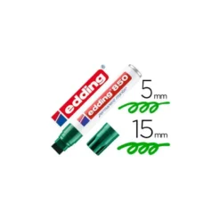 Rotulador Permanente Edding 850 Color Verde Punta Biselada