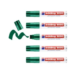 Rotulador Permanente Edding 850 Color Verde Punta Biselada