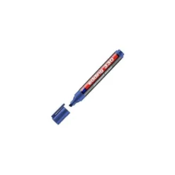 Rotulador permanente Edding 330 color azul punta biselada 1-5mm recargable