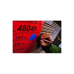 Rotulador permanente Edding 330 color azul punta biselada 1-5mm recargable