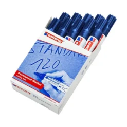 Rotulador Permanente Edding 550 Color Azul Punta redonda