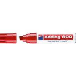 Rotulador Permanente Edding 800 Color Rojo Punta Biselada