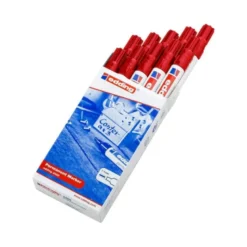 Rotulador Permanente Edding 3300 Rojo Punta Biselada
