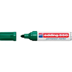 Rotulador Permanente Edding 550 Recargable Color Verde