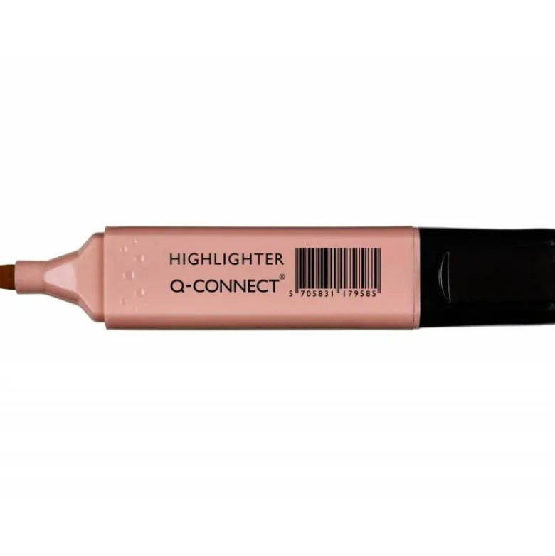 Rotulador Q-Connect Fluorescente Pastel Color Rosa