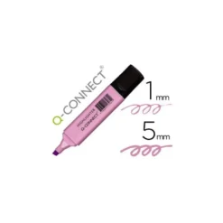 Rotulador Q-Connect Fluorescente Pastel Color Violeta