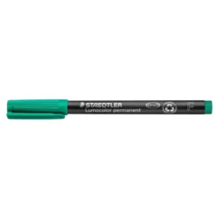Rotulador Retroproyección Permanente Staedtler Lumocolor 318 Color Verde Punta Superfina Redonda