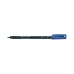 Rotulador Retroproyección Permanente Staedtler Lumocolor 318 Color Azul Punta Superfina Redonda