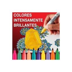ROTULADOR SHARPIE PERMANENTE FINO BLISTER 4 UNIDADES COLORES PASTEL SURTIDOS