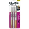 ROTULADOR SHARPIE PERMANENTE FINO METALICO BLISTER DE 3 UNIDADES ORO / PLATA / BRONCE