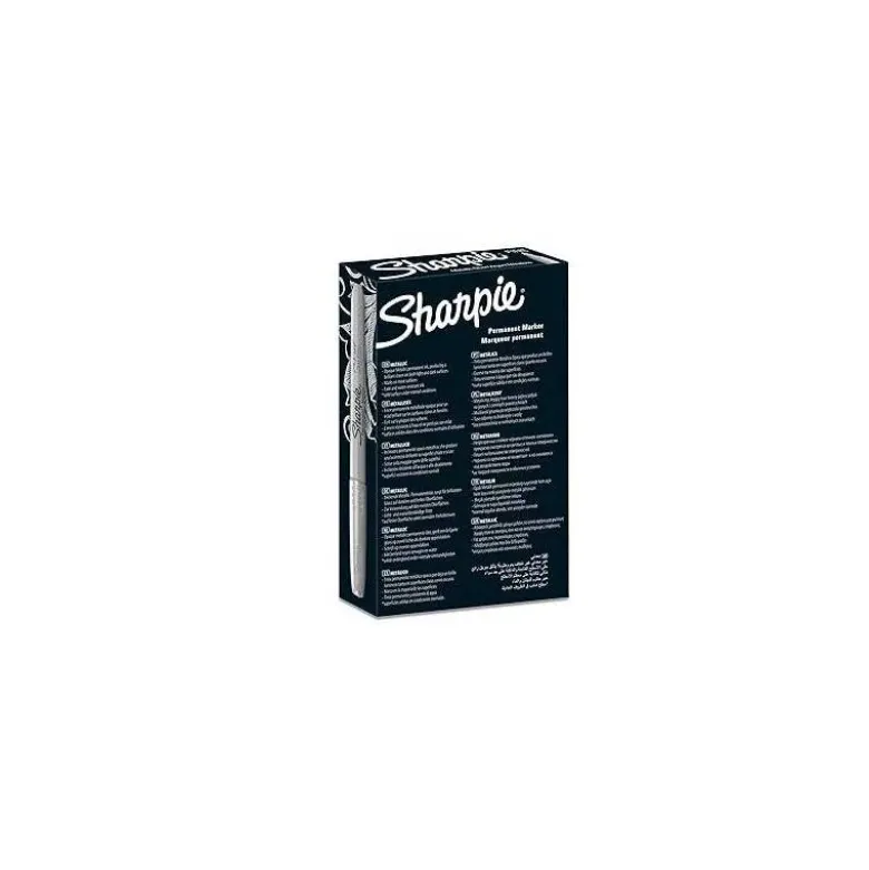 ROTULADOR SHARPIE PERMANENTE FINO METALLIC PLATA