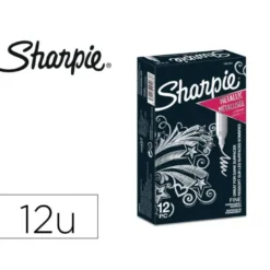 ROTULADOR SHARPIE PERMANENTE FINO METALLIC PLATA
