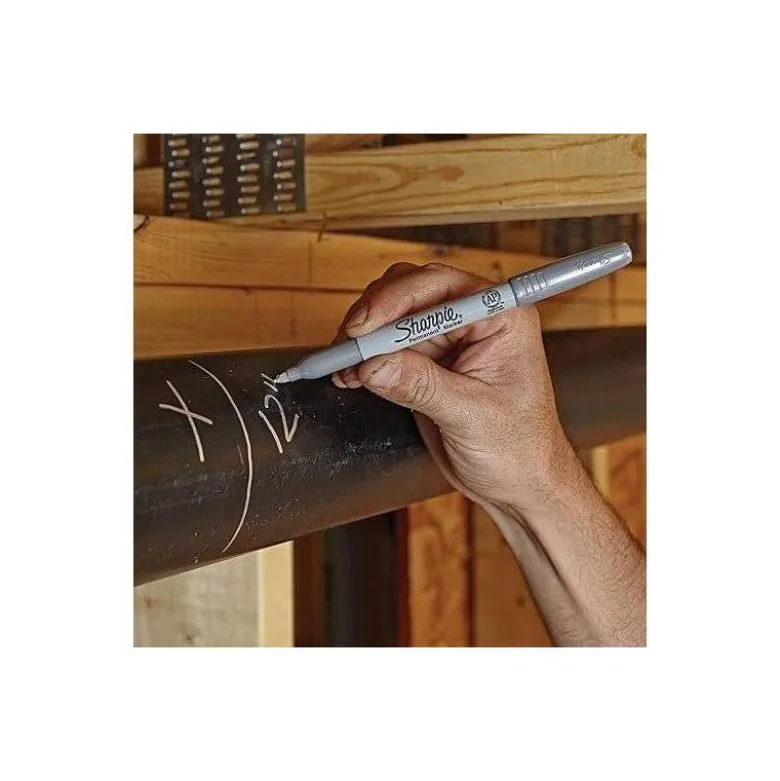 ROTULADOR SHARPIE PERMANENTE FINO METALLIC PLATA
