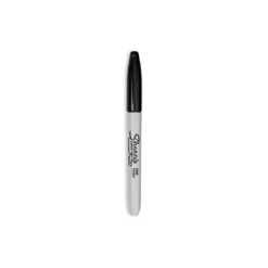 Rotulador Sharpie Permanente Color Negro Punta fina Caja 12 unidades