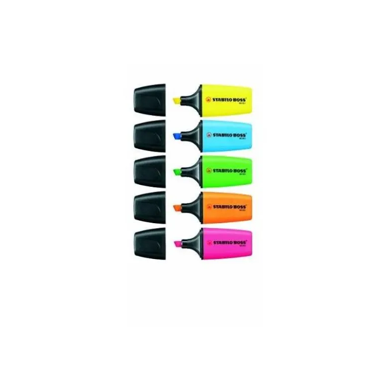 ROTULADOR STABILO BOSS MINI FLUORESCENTE EXPOSITOR BOMBONERA DE 50 UNIDADES COLORES SURTIDOS