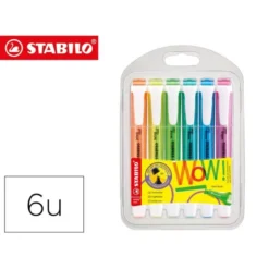 ROTULADOR STABILO FLUORESCENTE SWING COOL SWING COOL ESTUCHE 6 UNIDADES COLORES SURTIDOS