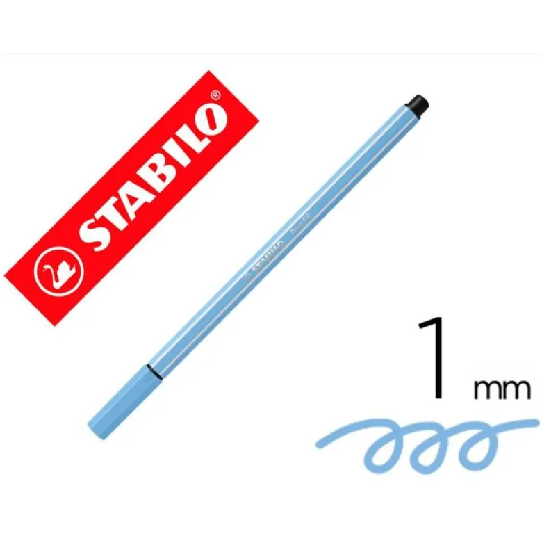 Rotulador Stabilo pen 68/11 1 mm Color Azul claro