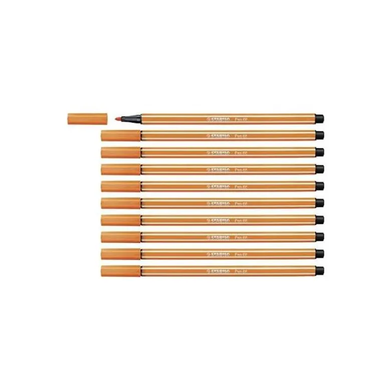 Rotulador Stabilo pen 68/30 1 mm Color Naranja