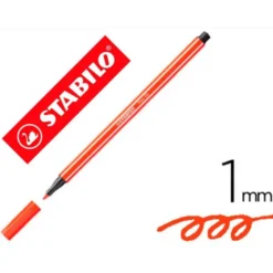 Rotulador Stabilo pen 68/40 1 mm Color Rojo