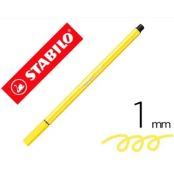 Rotulador Stabilo pen 68/24 1 mm Color Amarillo limón