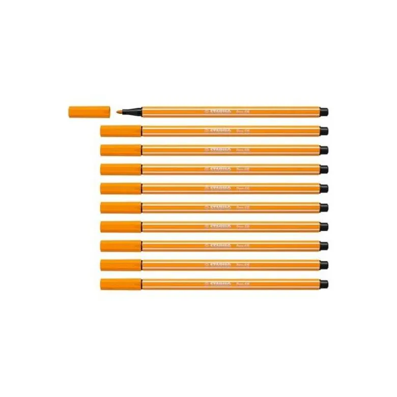Rotulador Stabilo pen 68/54 Color Naranja 1 mm