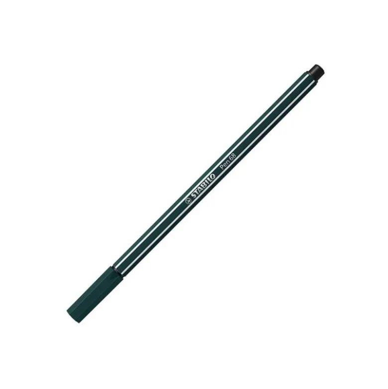 Rotulador Stabilo pen 68/63 Verde Tierra 1 mm