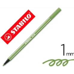 Rotulador Stabilo pen 68/43 Verde hoja 1 mm