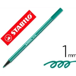 Rotulador Stabilo pen 68/36 Verde esmeralda 1 mm