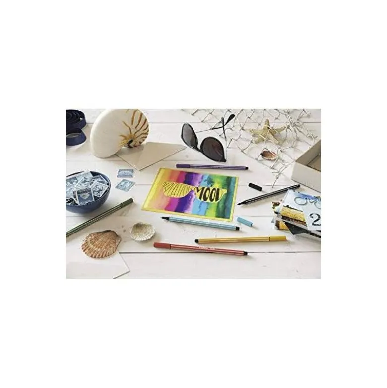 Rotulador Stabilo pen 68/55 violeta 1 mm