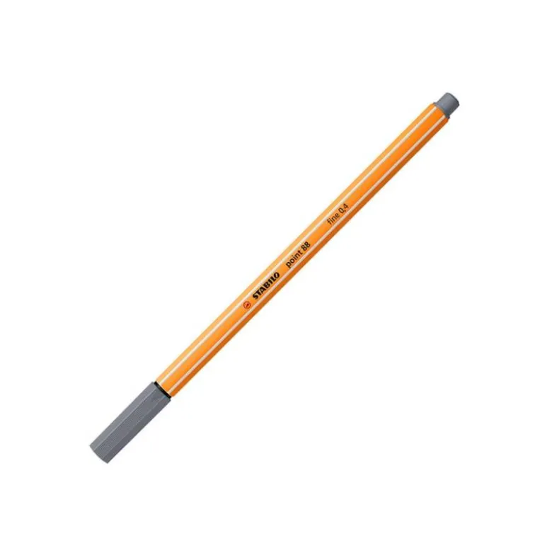Rotulador Stabilo point 88 gris oscuro