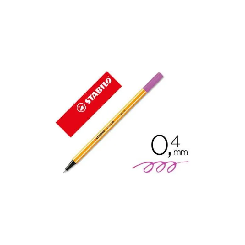 Rotulador Stabilo point 88/59 Color Lila Claro