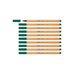 Rotulador Stabilo point 88/96 Color verde pino
