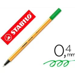 Rotulador Stabilo point 88/96 Color verde pino