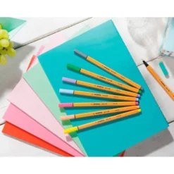 Rotulador Stabilo Punta Fibra Point 88 Estuche de 8 Colores Pastel