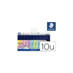Rotulador Staedtler Textsurfer Pastel Fluorescente estuche 10 colores surtidos