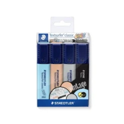 Rotulador Staedtler Textsurfer Pastel Fluorescente estuche 4 colores surtidos