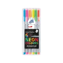 Rotulador Staedtler Triplus Neon estuche de 6 colores surtidos