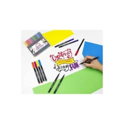ROTULADOR ALPINO PUNTA DE PINCEL LETTERING ESTUCHE DE 12 UNIDADES COLORES SURTIDOS