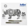 ROTULADOR ARTLINE CALIBRADO MICROMETRICO NEGRO ILLUSTRATION PEN EK-282ILN PUNTA POLIACETAL 0,2MM