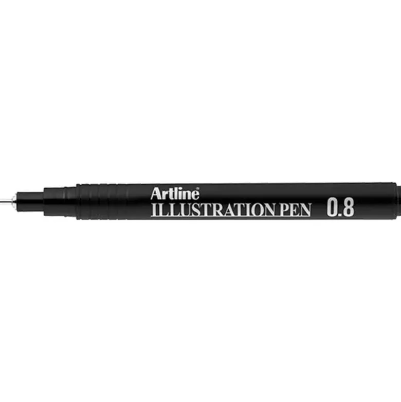 ROTULADOR ARTLINE CALIBRADO MICROMETRICO NEGRO ILLUSTRATION PEN EK-288ILN PUNTA POLIACETAL 0,8MM
