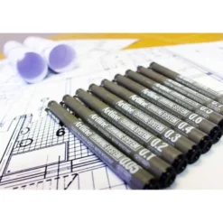 ROTULADOR ARTLINE CALIBRADO MICROMETRICO NEGRO ILLUSTRATION PEN EK-283ILN PUNTA POLIACETAL 0,3MM