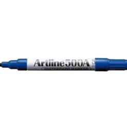 Rotulador Artline EK-500 punta redonda 2 mm recargable azul para pizarra