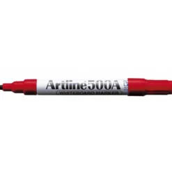 Rotulador Artline EK-500 punta redonda 2 mm recargable rojo para pizarra