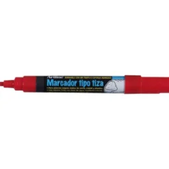 Rotulador Artline EPW-4 para pizarra tipo tiza Color Rojo bolsa 4 rotuladores
