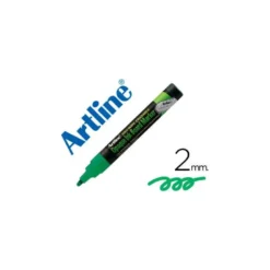 Rotulador Artline EPW-4 para pizarra tipo tiza Color Verde bolsa de 4 rotuladores