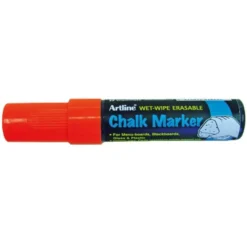 Rotulador Artline EPW-12 para pizarra tipo tiza Color naranja