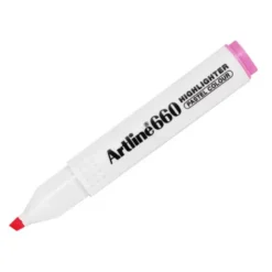 ROTULADOR ARTLINE FLUORESCENTE EK-660 ROSA PASTEL PUNTA BISELADA