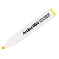 ROTULADOR ARTLINE FLUORESCENTE EK-660 AMARILLO PASTEL PUNTA BISELADA